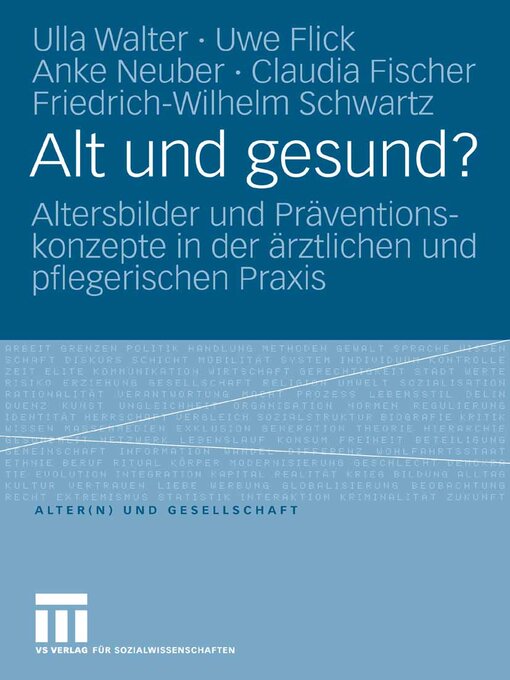Title details for Alt und gesund? by Ulla Walter - Available